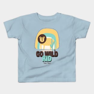 Lion Kids Cute Go Wild Kids T-Shirt